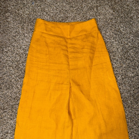 Sézane linen trousers Wide-leg pants size 34 - Picture 5 of 16